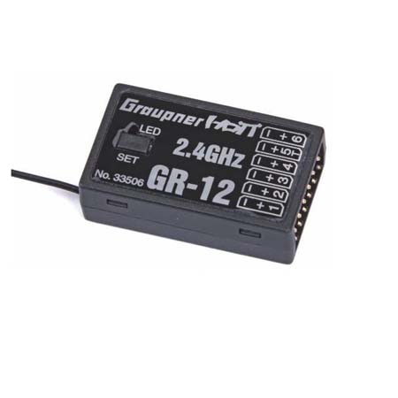 GR-12 6 Channel 2.4GHz HoTT Receiver