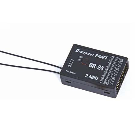 GR-24 12 Channel 2.4GHz HoTT Receiver