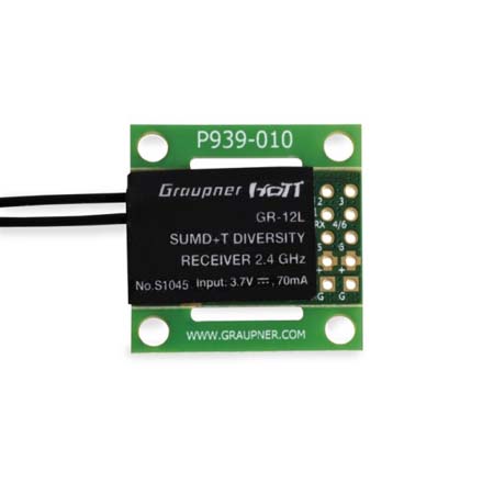 GR-12L 12-16 Channel Receiver SUMD/SBUS Diversity PCB